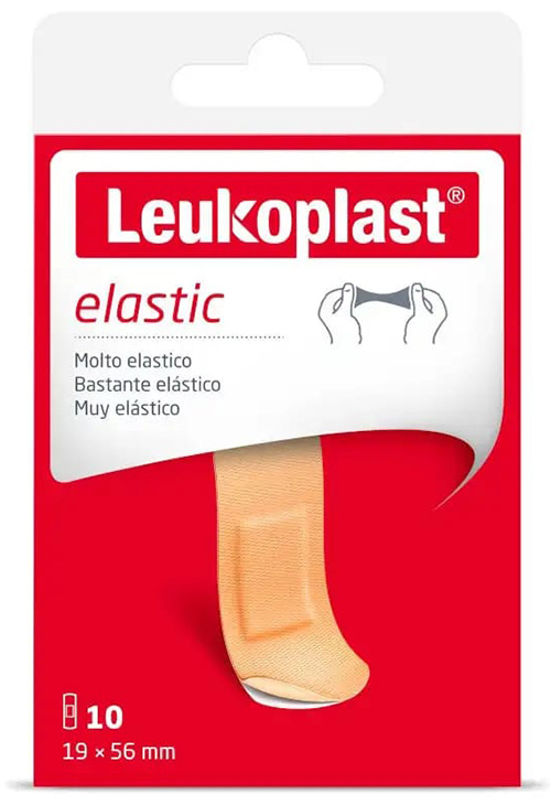 LEUKOPLAST ELASTIC 56X19 10 PEZZI - Farmastop