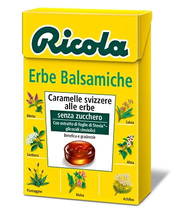 RICOLA ERBE BALSAMICHE SENZA ZUCCHERO 50 G - Farmastop