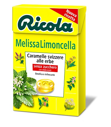 RICOLA MELISSA LIMONCELLA SENZA ZUCCHERO 50 G - Farmastop