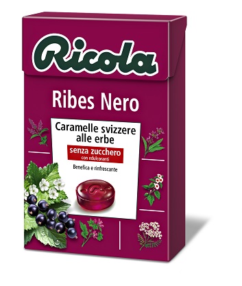 RICOLA RIBES NERO SENZA ZUCCHERO 50 G - Farmastop