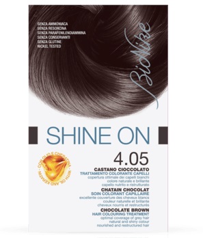 BIONIKE SHINE ON TRATTAMENTO COLORANTE CAPELLI CASTANO CIOCCOLATO 4.05 - Farmastop