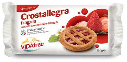 VIDAFREE CROSTALLEGRA FRAGOLA 180 G - Farmastop