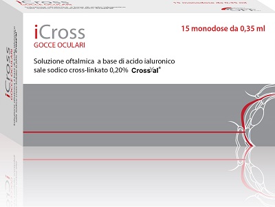 SOLUZIONE OFTALMICA ICROSS 15 MONODOSI DA 0,35 ML - Farmastop