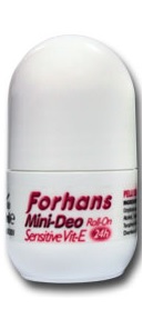 FORHANS COSMETIC ROLL-ON SENSITIVE VIT E 50 ML - Farmastop