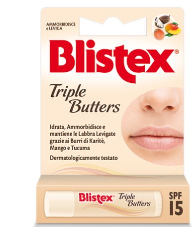 BLISTEX TRIPLE BUTTERS STICK LABBRA - Farmastop