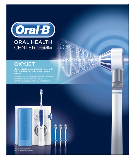 ORAL-B ORAL HEALTH CENTER IDROPULSORE OXYJET MD20 - Farmastop