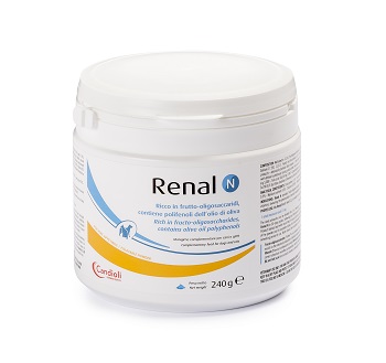 RENAL N MANGIME COMPLEMENTARE PER CANI E GATTI BARATTOLO 240 G - Farmastop