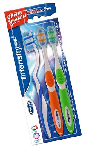 KIT 3 SPAZZOLINI INTENSITY WHITE - Farmastop