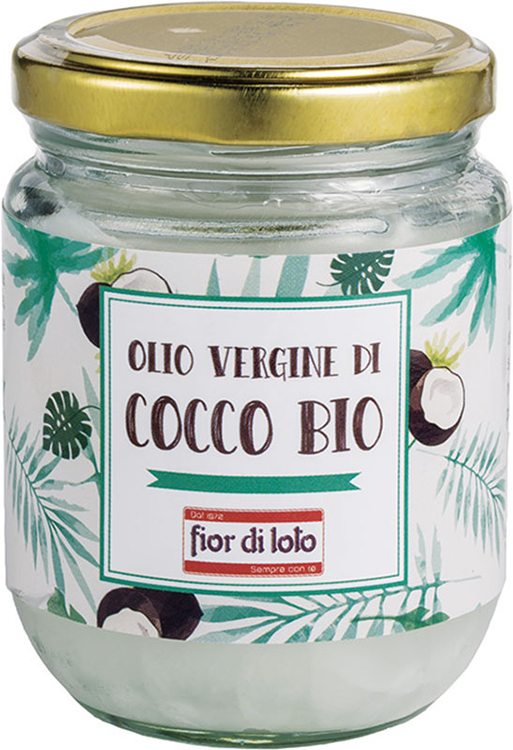 FIOR DI LOTO OLIO VERGINE DI COCCO BIO 200 ML - Farmastop