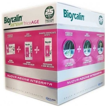 BIOSCALIN TRICOAGE COMPRESSE + SIERO + SHAMPOO - Farmastop