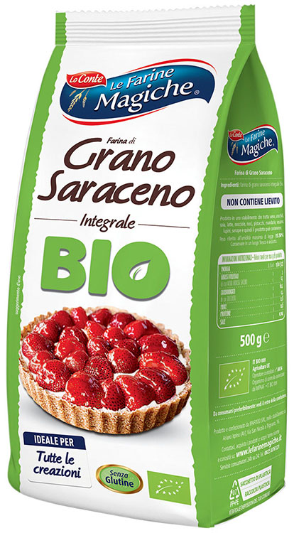 IPAFOOD FARINA MIX GRANO SARACENO BIOLOGICO 500 G - Farmastop