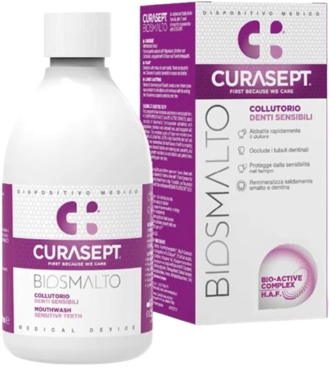 CURASEPT BIOSMALTO COLLUTORIO DENTI SENSIBILI 300 ML - Farmastop