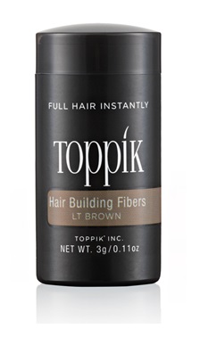 TOPPIK HAIR BUILDING FIBERS TRAVEL SIZE LIGHT BROWN - Farmastop
