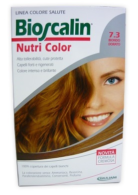 BIOSCALIN NUTRI COLOR 7,3 BIONDO DORATO SINCROB 124 ML - Farmastop