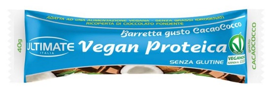 BARRETTA VEGAN PROTEIC CACAO/COCCO 40 G - Farmastop