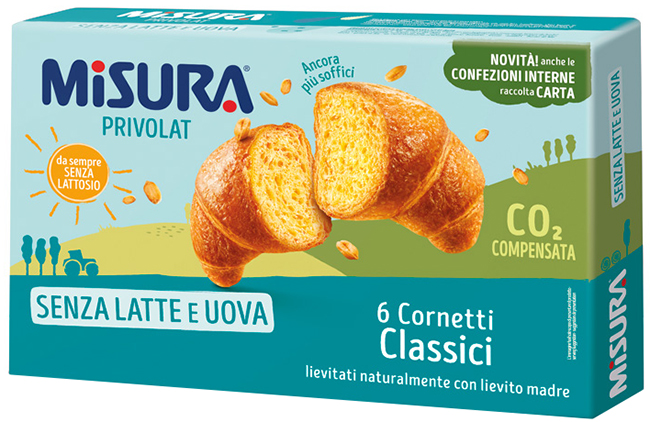 MISURA CORNETTI PRIVOLAT CLASSICO SENZA OLIO DI PALMA 240 G - Farmastop