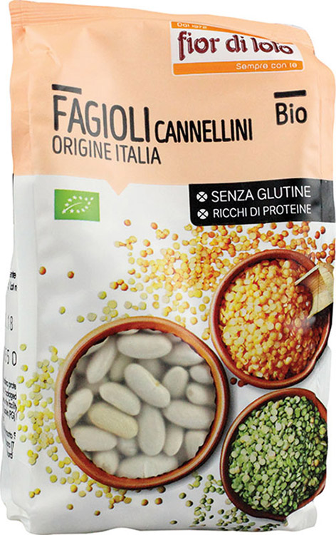 FAGIOLI CANELLINI ITALIA SENZA GLUTINE BIO 400 G - Farmastop