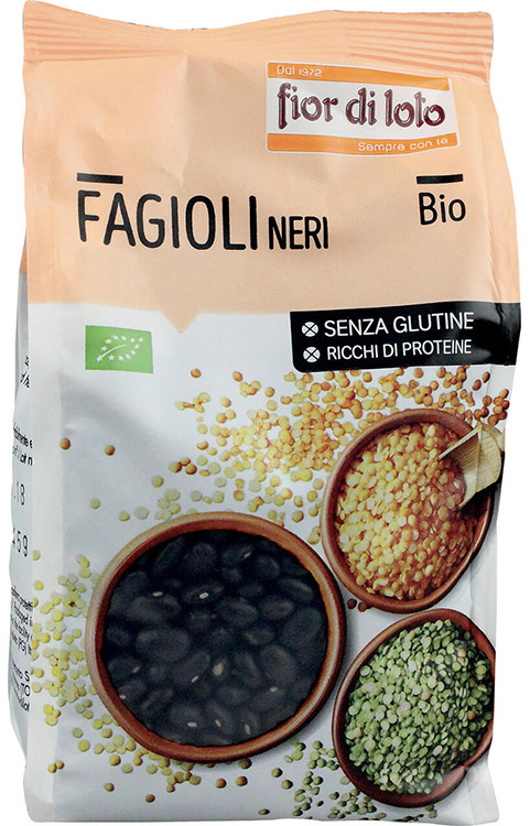 FAGIOLI NERI SENZA GLUTINE BIO 400 G - Farmastop