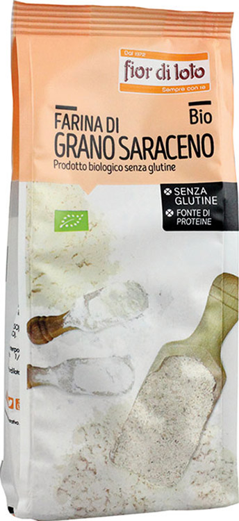 FARINA GRANO SARACENO SENZA GLUTINE BIO 375 G - Farmastop