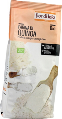 FARINA QUINOA SENZA GLUTINE BIO 375 G - Farmastop