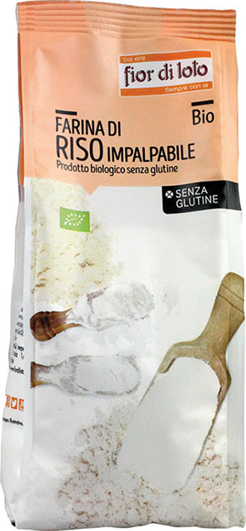 FARINA RISO IMPALPABILE SENZA GLUTINE BIO 375 G - Farmastop