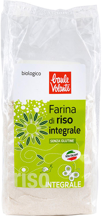 FARINA RISO INTEGRALE SENZA GLUTINE BIO 375 G - Farmastop
