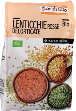 LENTICCHIE PICCOLE ROSSE DECORTICATE BIO 400 G - Farmastop