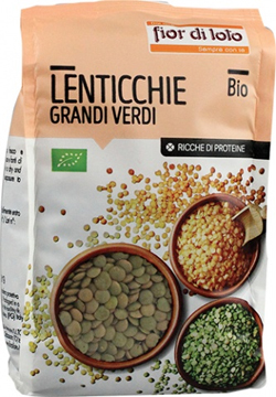 LENTICCHIE VERDI BIO 400 G - Farmastop