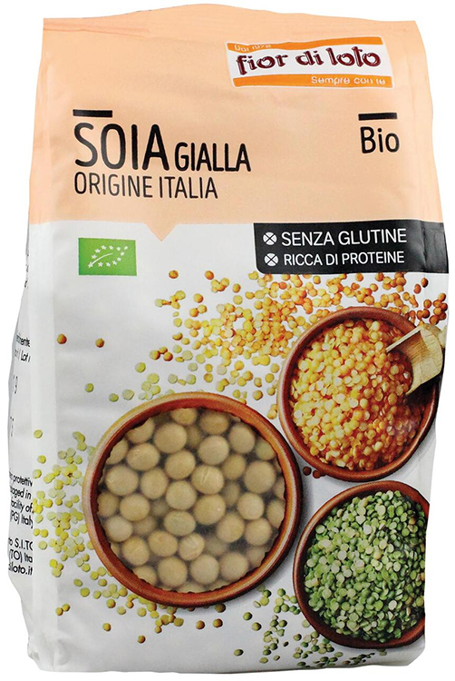 FIOR DI LOTO SOIA GIALLA ITALIA SENZA GLUTINE BIO 400 G - Farmastop
