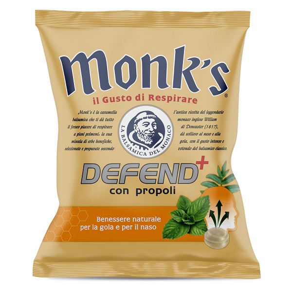 MONKS CARAMELLE DEFEND PROPOLI 46 G - Farmastop