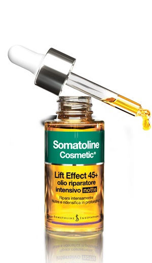 SOMATOLINE COSMETIC LIFT EFFECT VISO 45+ OLIO RIPARATORE INTENSIVO NOTTE 30 ML - Farmastop