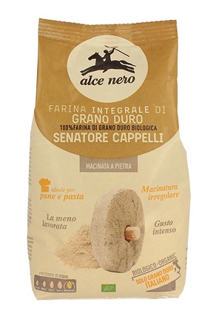 FARINA INTEGRALE SENATORE CAPPELLI BIO MACINATA A PIETRA 500 G - Farmastop