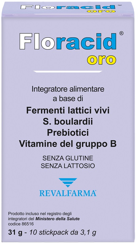 FLORACID OROSOLUBILE 10 STICKPACK - Farmastop