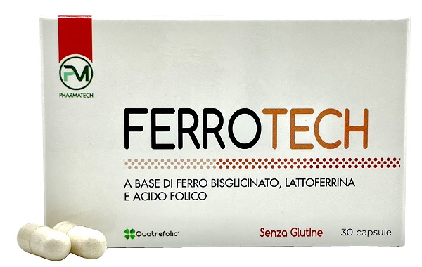 FERROTECH 30 CAPSULE DA 550MG - Farmastop