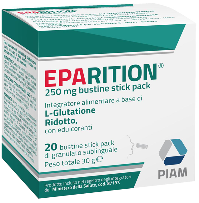EPARITION 20 BUSTINE STICK PACK DA 250 MG DI GRANULATO SUBLINGUALE - Farmastop