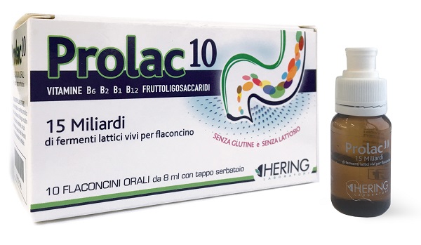 PROLAC10 FERMENTI LATTICI 15 MILIARDI 10 FLACONCINI 8 ML - Farmastop