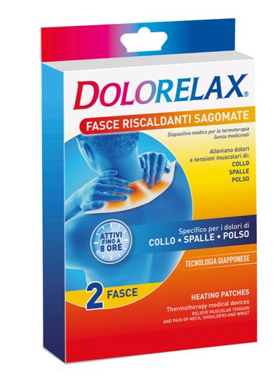FASCIA RISCALDANTE SAGOMATA DOLORELAX 2 PEZZI - Farmastop