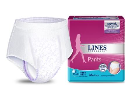 LINES SPECIALIST PANTS PLUS MEDIUM X 8 PEZZI PHARMA - Farmastop