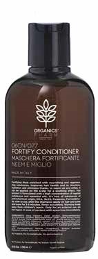 ORGANICS COSMETICS FORTIFY CONDITIONER NEEM OIL AND MILLET 250 ML - Farmastop