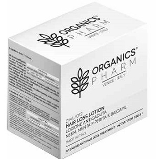 ORGANICS PHARM HAIR LOSS LOTION NEEM OIL-PEPPERMINT-BAICAPIL 12 FIALE DA 6 ML - Farmastop