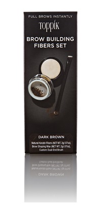 BROW BUILDING FIBER SET DARK BROWN CASTANO SCURO - Farmastop