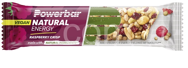 POWERBAR NATURAL ENERGY CEREAL BAR RASPBERRY CRISP 40 G - Farmastop