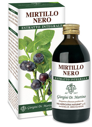 MIRTILLO NERO ESTRATTO INTEGRALE 200 ML - Farmastop