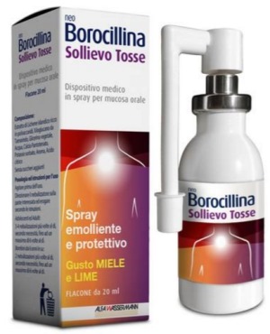 NEOBOROCILLINA SOLLIEVO TOSSE SPRAY 20 ML - Farmastop