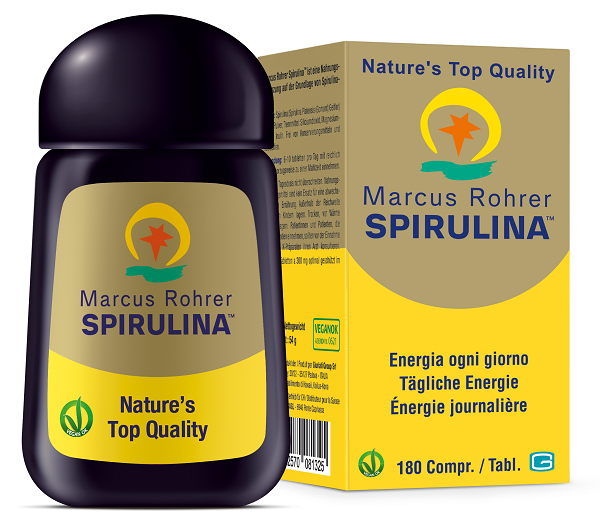 SPIRULINA MARCUS ROHRER 180 COMPRESSE - Farmastop