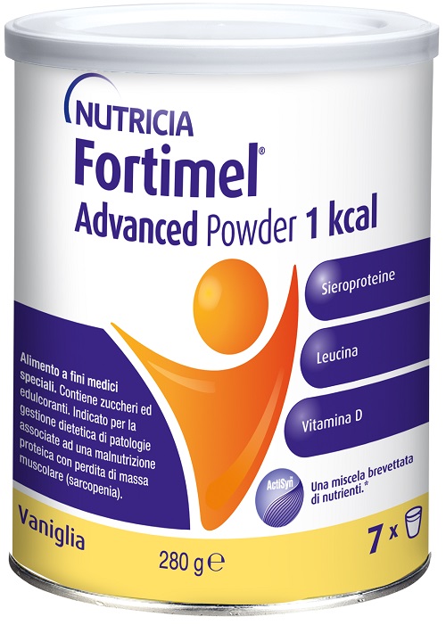 NUTRICIA FORTIMEL ADVANCED POWDER 1 KCAL VANIGLIA 280 G - Farmastop