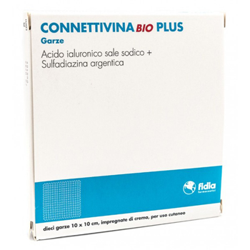 CONNETTIVINABIO PLUS GARZA 10 X 10 CM 10 PEZZI - Farmastop