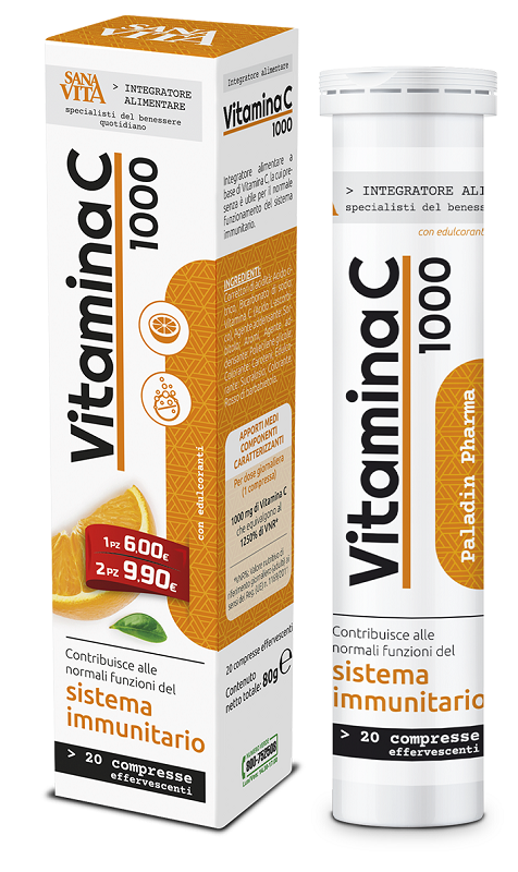 SANAVITA VITAMINA C 20 COMPRESSE EFFERVESCENTI - Farmastop