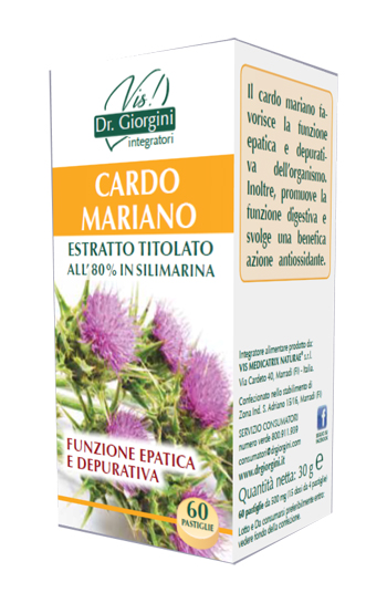 CARDO MARIANO ESTRATTO TITOLATO 60 PASTIGLIE - Farmastop