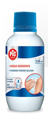 PIC SOLUTION ACQUA OSSIGENATA 10 VOLUMI PEROSSIDO DI IDROGENO 3% 250 ML - Farmastop